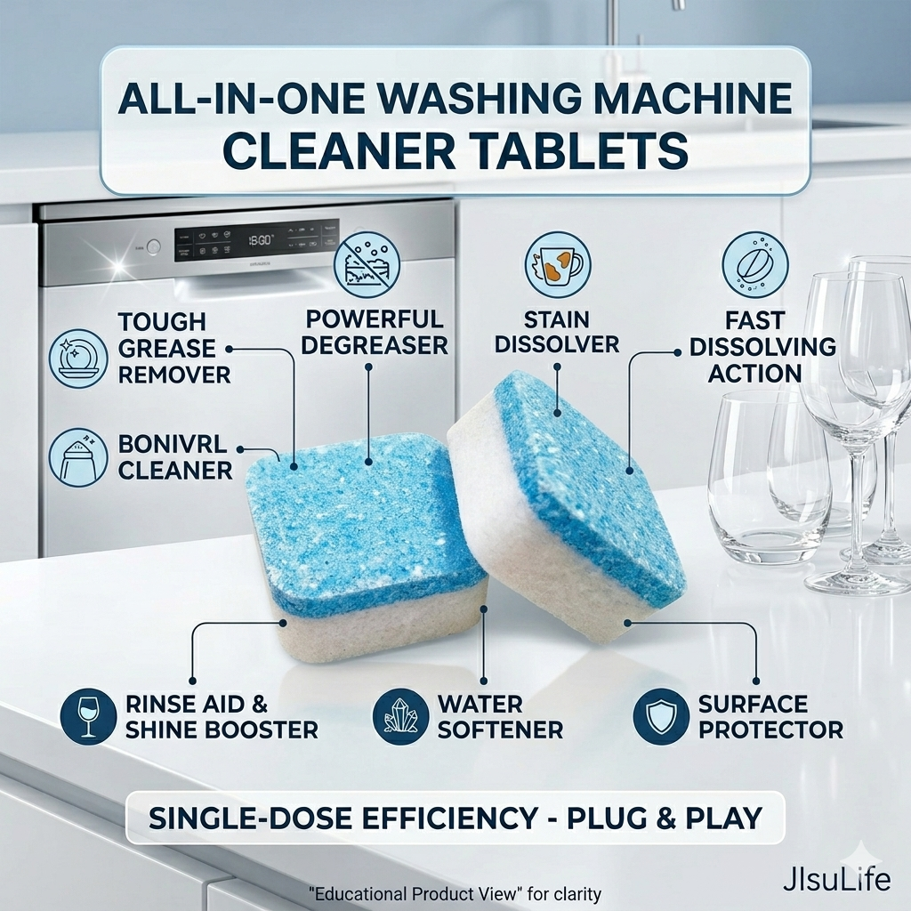 Washing Machine Cleaner Tablets – 12 Tablet