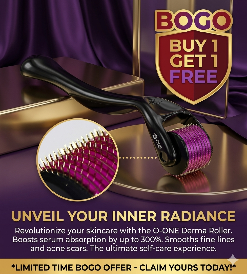 Derma Roller Micro Needle Roller For Men And Women (Buy 1 get 1 free)