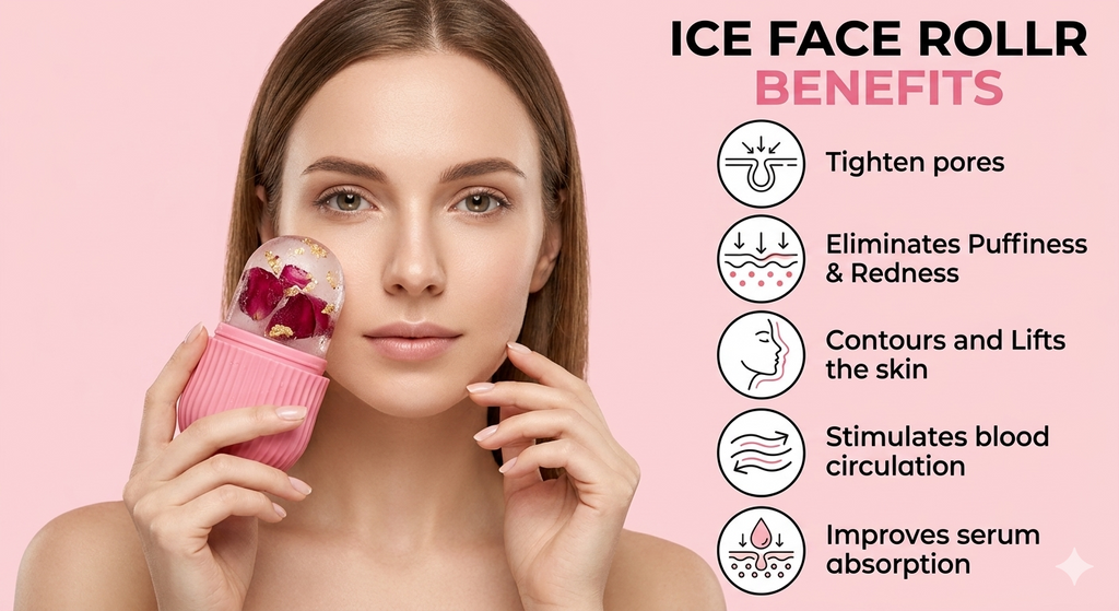 Silicone Ice Facial Roller ( BUY 2 GET 1 FREE )