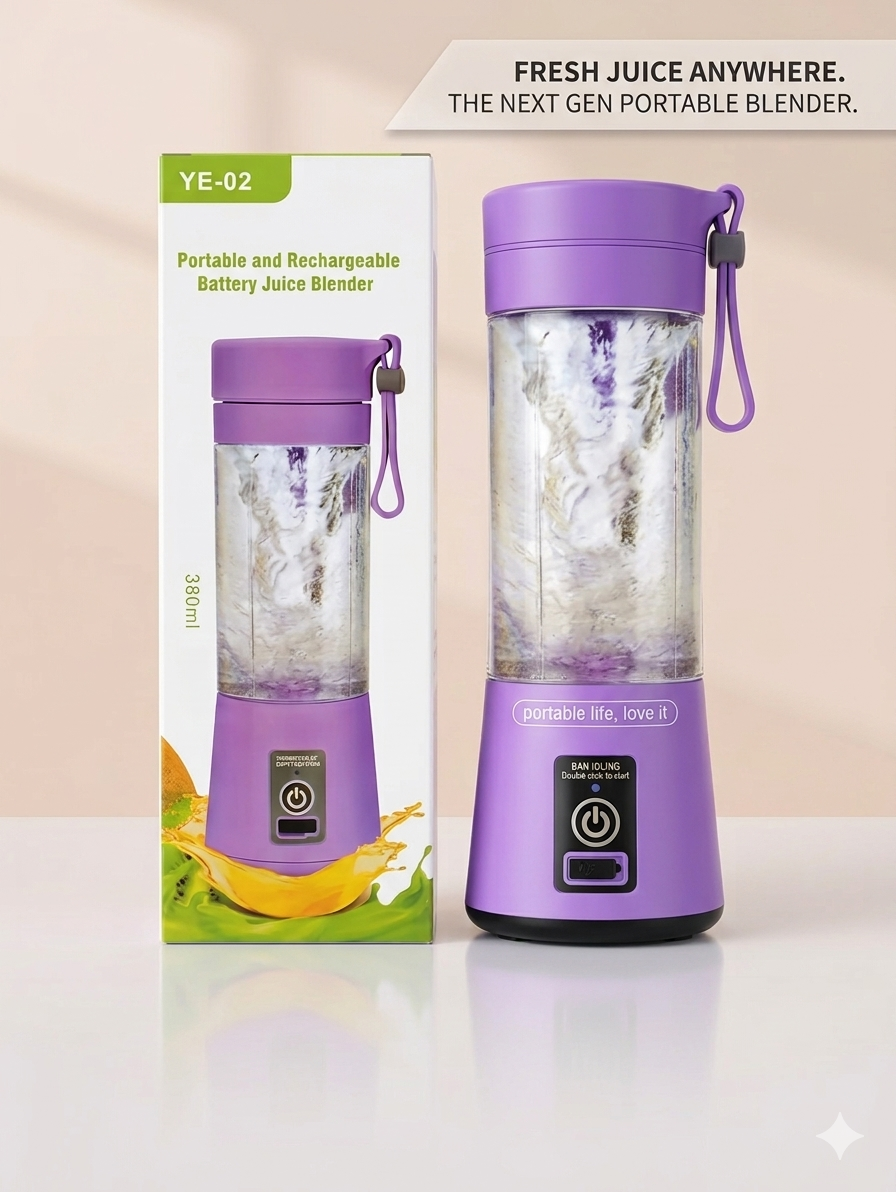 Portable Mini 6 blade Juicer blender