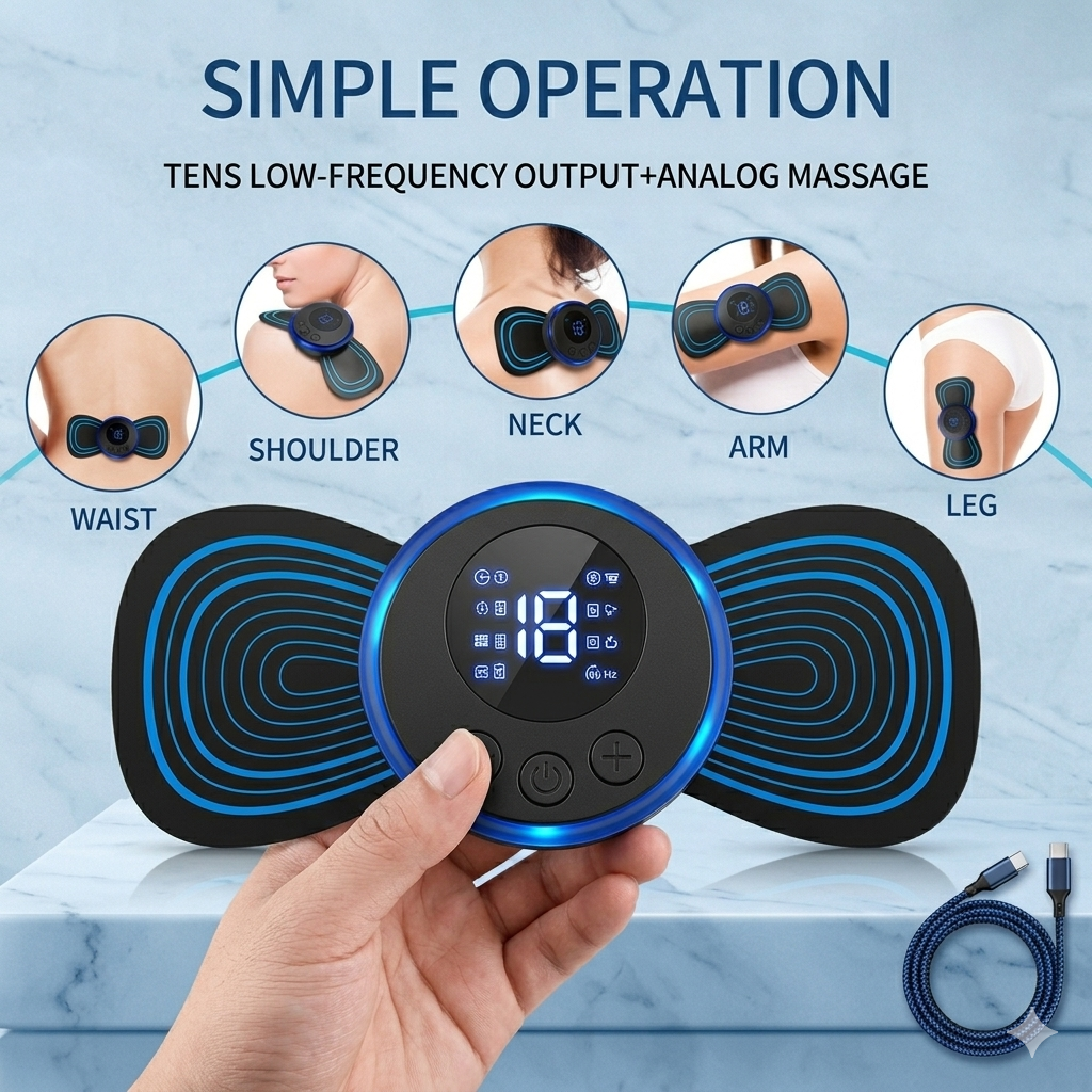Wireless EMS Mini Body Massager