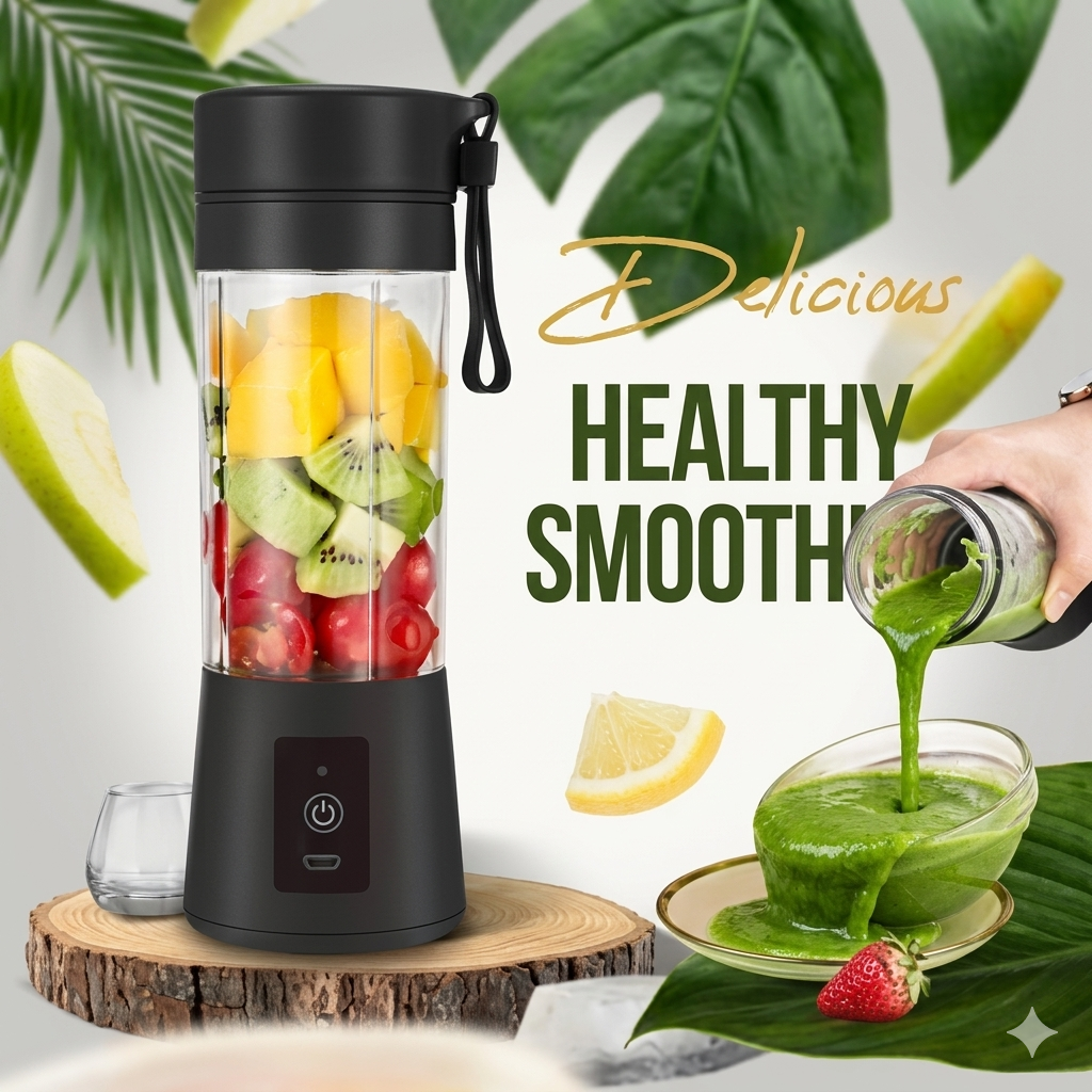 Portable Mini 6 blade Juicer blender