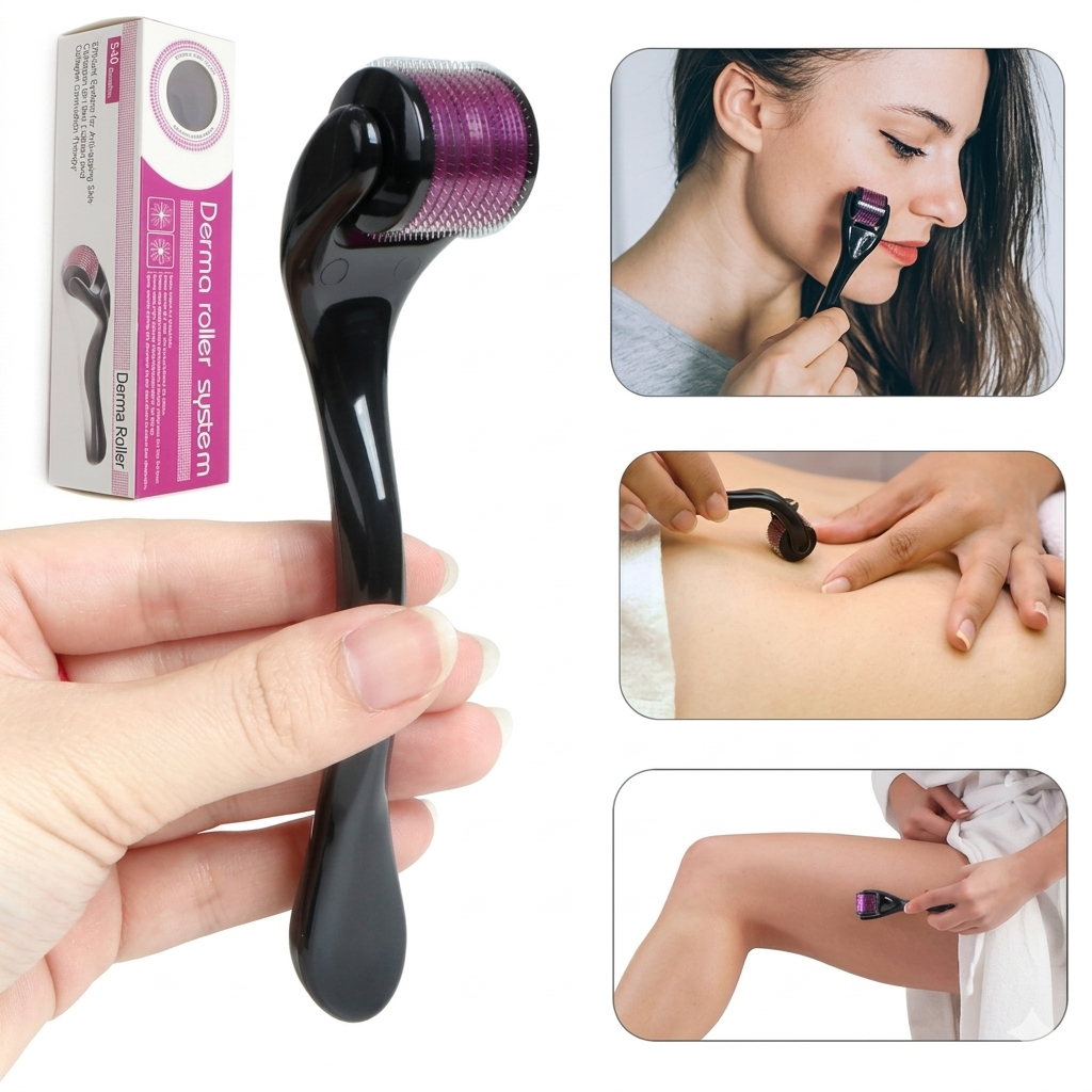 Derma Roller Micro Needle Roller For Men And Women (Buy 1 get 1 free)