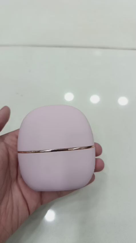 Mini Hair Straightening Comb Wireless Charging Portable Multifunctional Hair Care Styling Comb (Random Color)